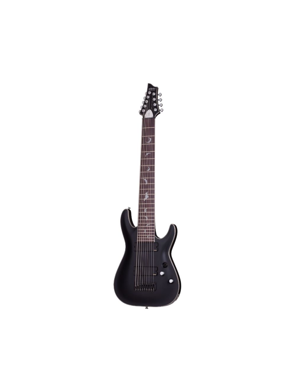 Schecter Damien Platinum-9 9-String Electric Guitar - Satin Black