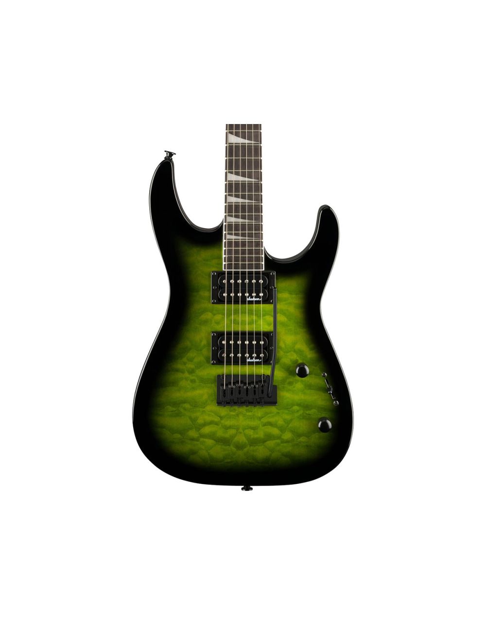 Jackson JS Series Dinky JS20 DKQ 2PT Electric Guitar - Trans Green