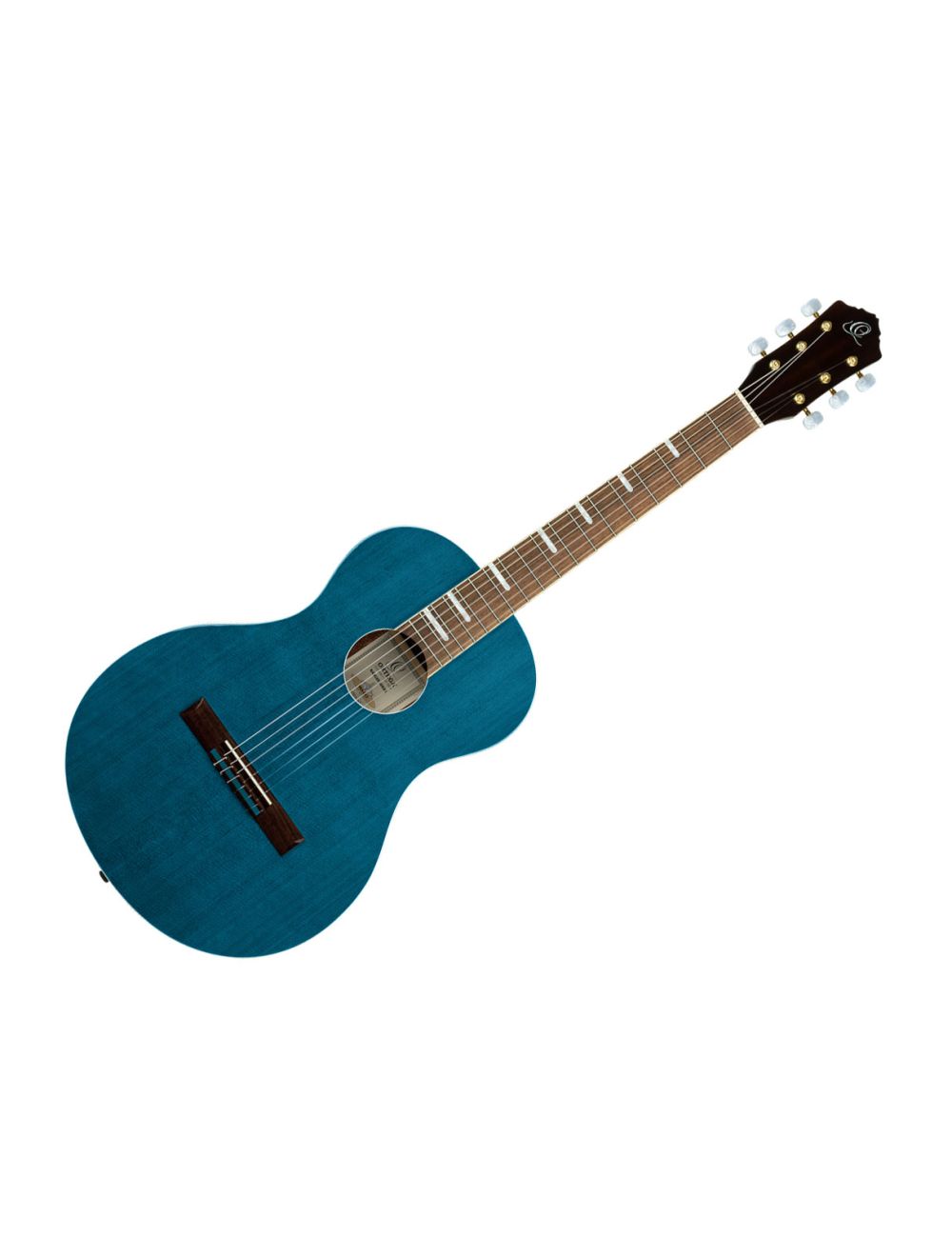 Ortega Guitars RRA-OCT Ranger Series Shortscale Nylon Parlor - Ocean Blue