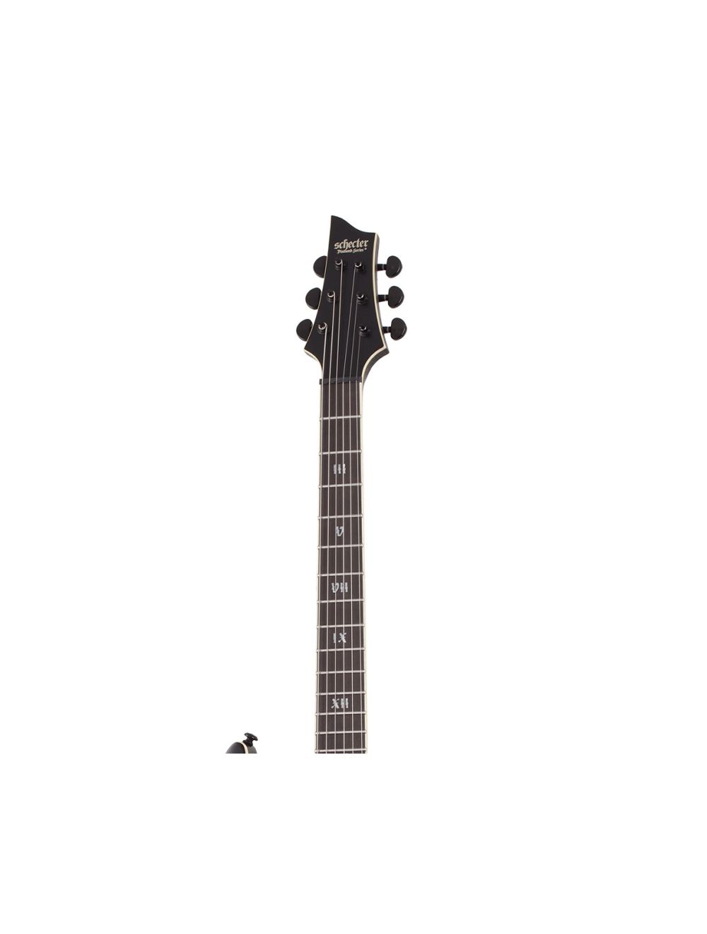 Schecter C-1 SLS Elite "Evil Twin" Satin Black - 1347