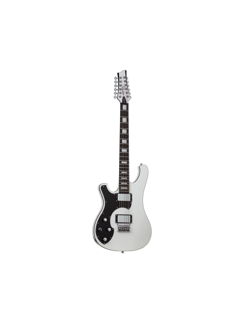 Schecter Stargazer-12 Left Handed 12-String Guitar - Gloss White