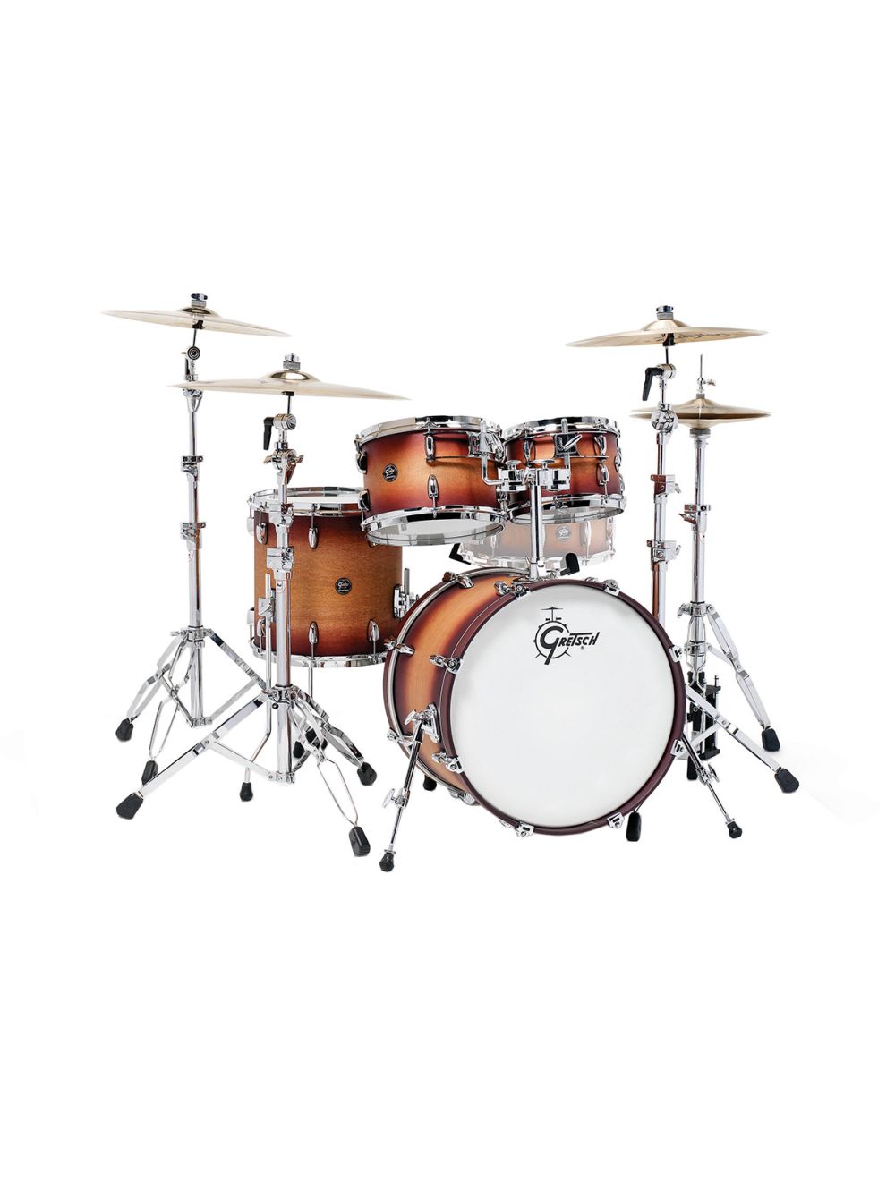 Gretsch Drums Renown 4-Piece Shell Pack w/20" Kick - Satin Tobacco Burst