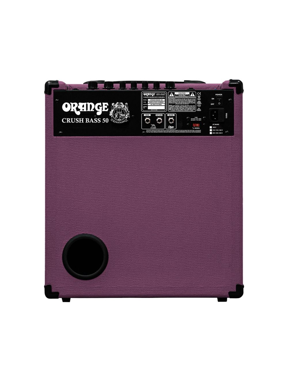 Orange Amplifiers Ltd. Ed. Glenn Hughes Crush Bass 50 Combo Bass Amp - Open Box