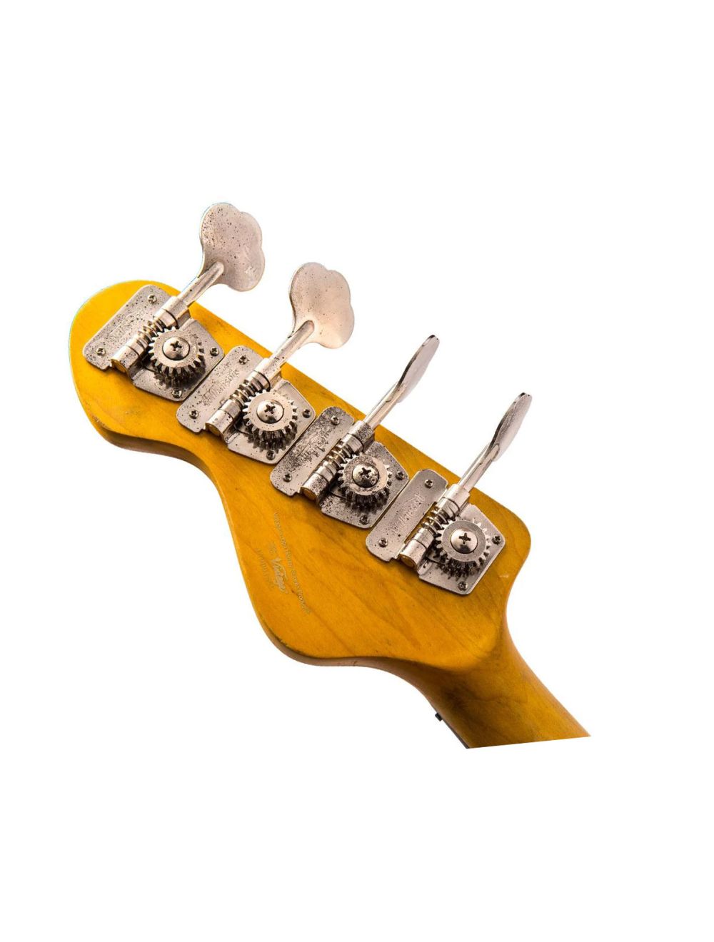 Vintage Icon Series V4MR Distressed Bass - Vintage White