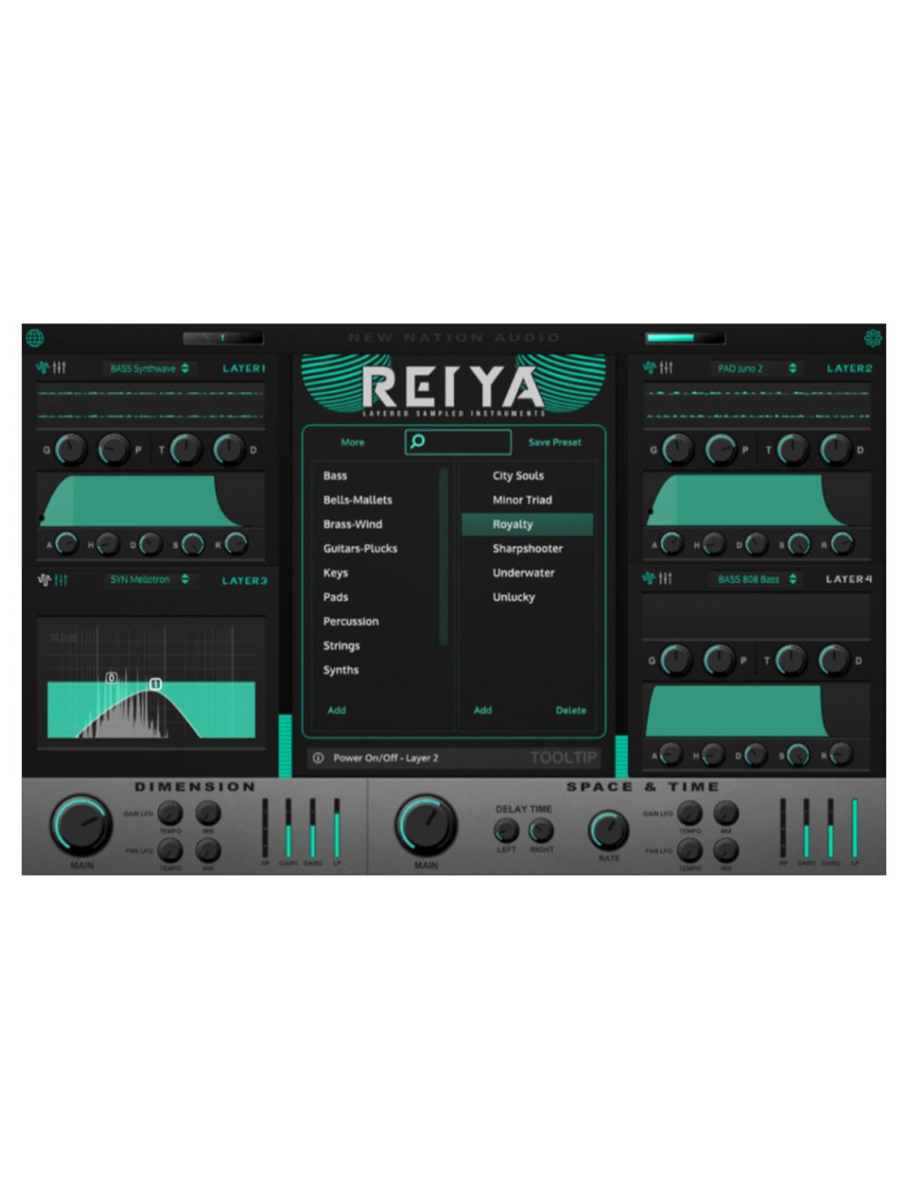 New Nation Reiya Layered Sampled Instruments