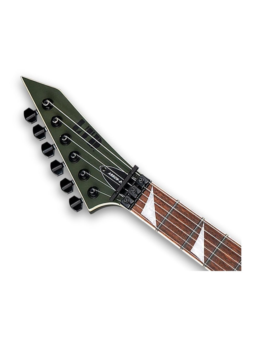 ESP LTD ARROW-200 Left Handed Electric Guitar - Military Green Satin