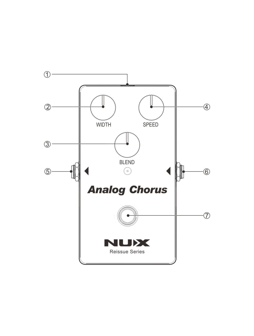NUX Analog Chorus Vintage True Analog Chorus Pedal