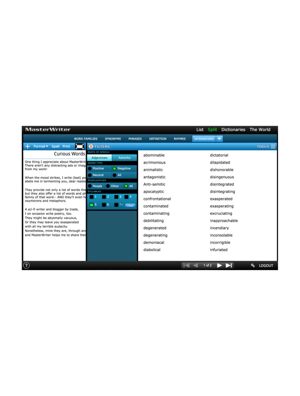 MasterWriter 2 Year Subscription