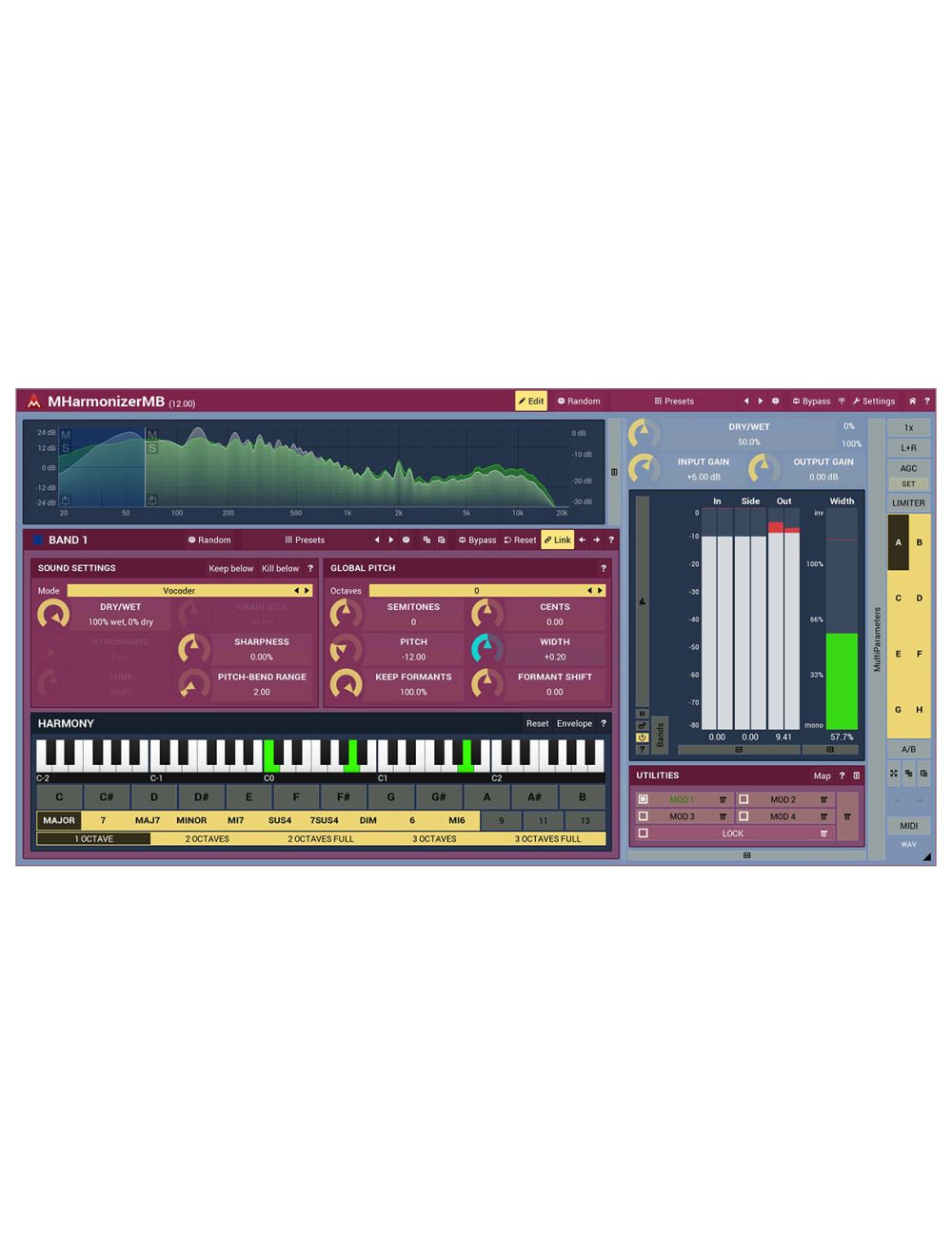 Melda MHarmonizerMB Add Harmonies, Widen/Enhance Recordings