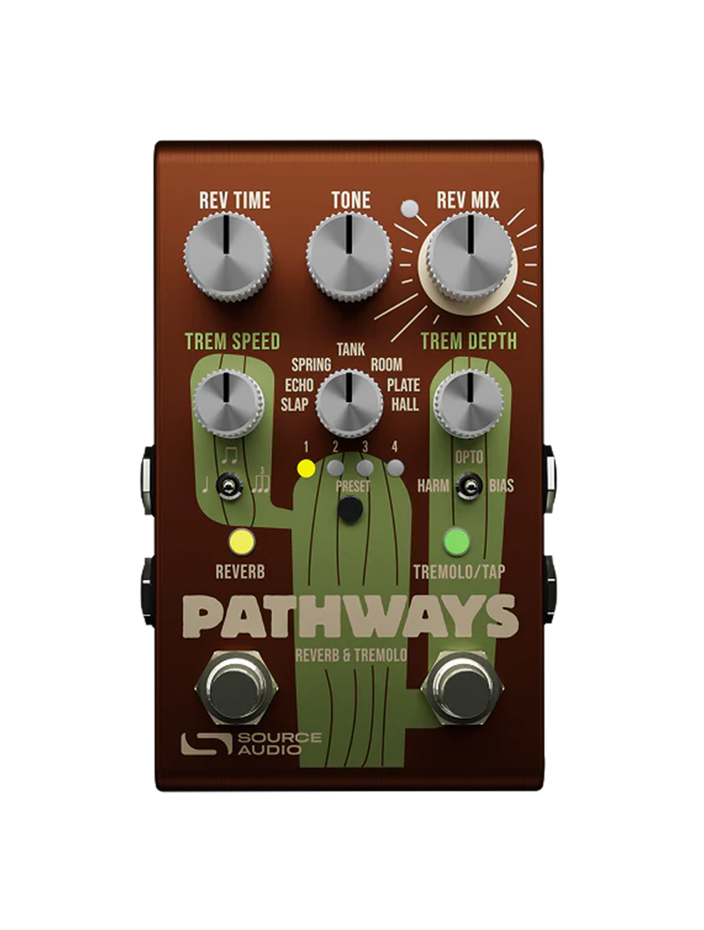 Source Audio Pathways Reverb & Tremolo Pedal