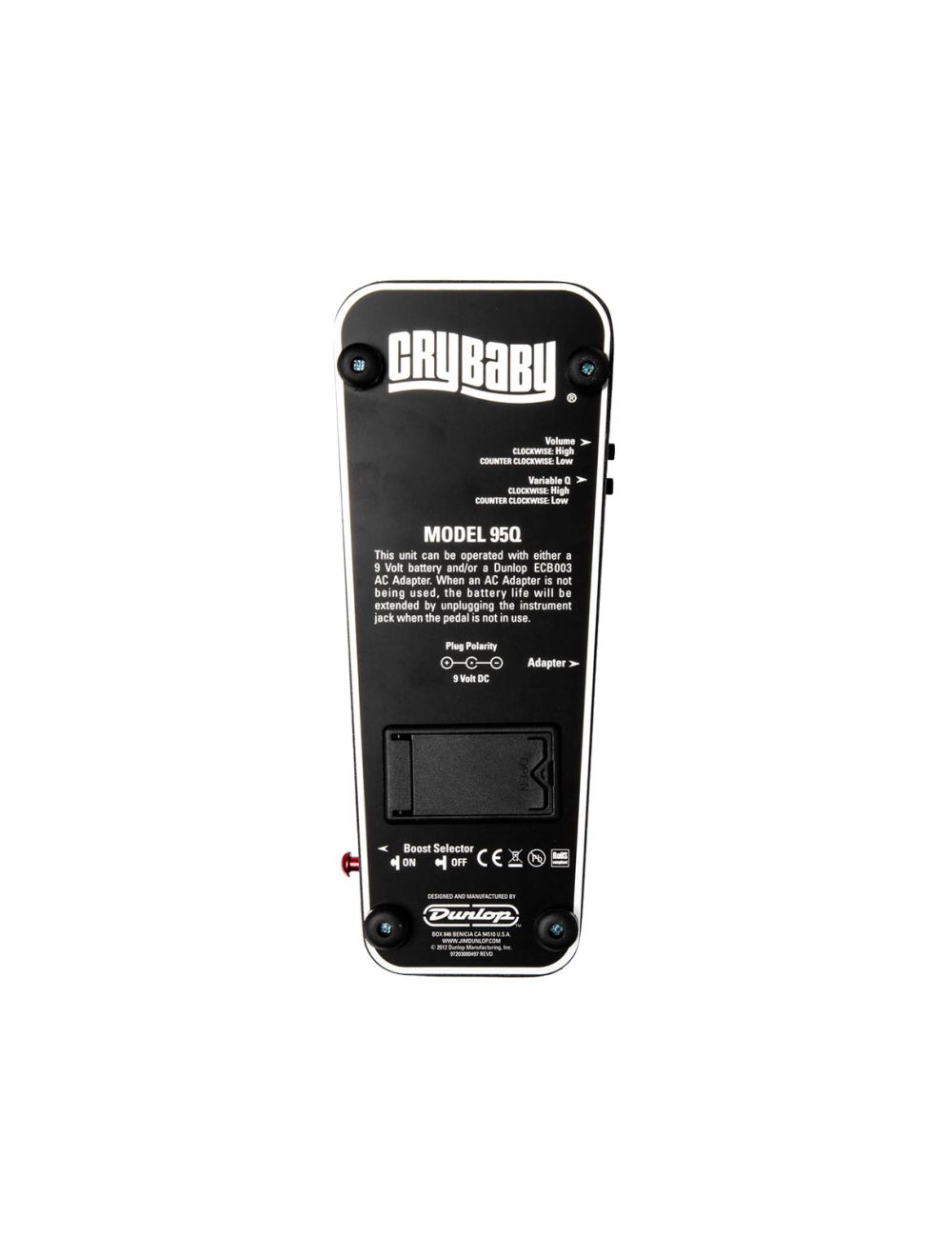Dunlop 95Q Cry Baby Wah Pedal