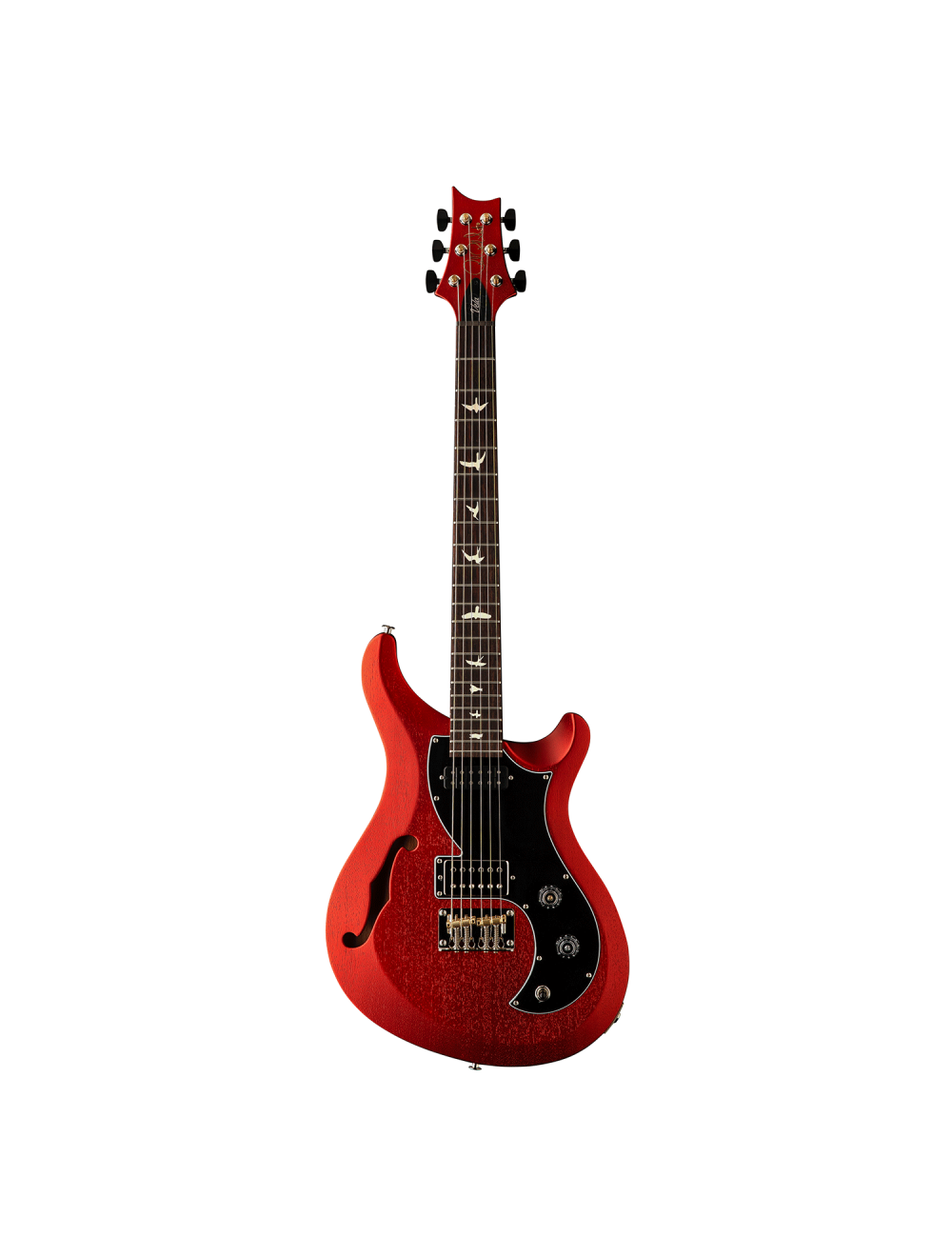 PRS S2 Vela Semi Hollow Satin Electric Guitar - Red Apple Metallic