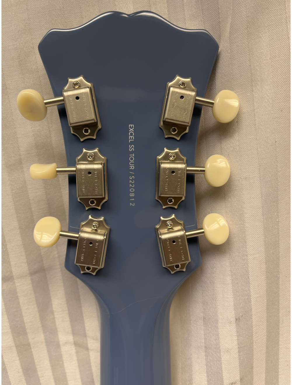 D'Angelico Excel SS Tour Electric Guitar - Slate Blue - C-Stock