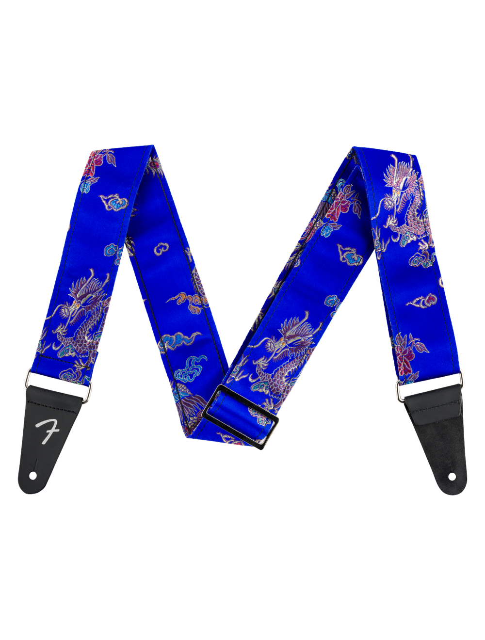 Fender Satin Dragon Straps - Royal Blue