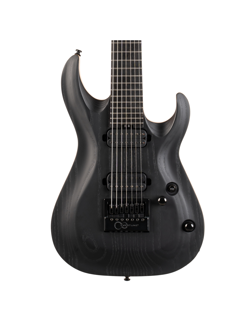 Cort KX707 EverTune 7-String Electric Guitar - Open Pore Black - Open Box