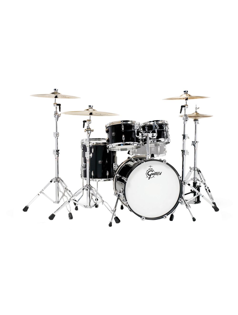 Gretsch Drums Renown 4-Piece Shell Pack w/20" Kick - Piano Black - Open Box