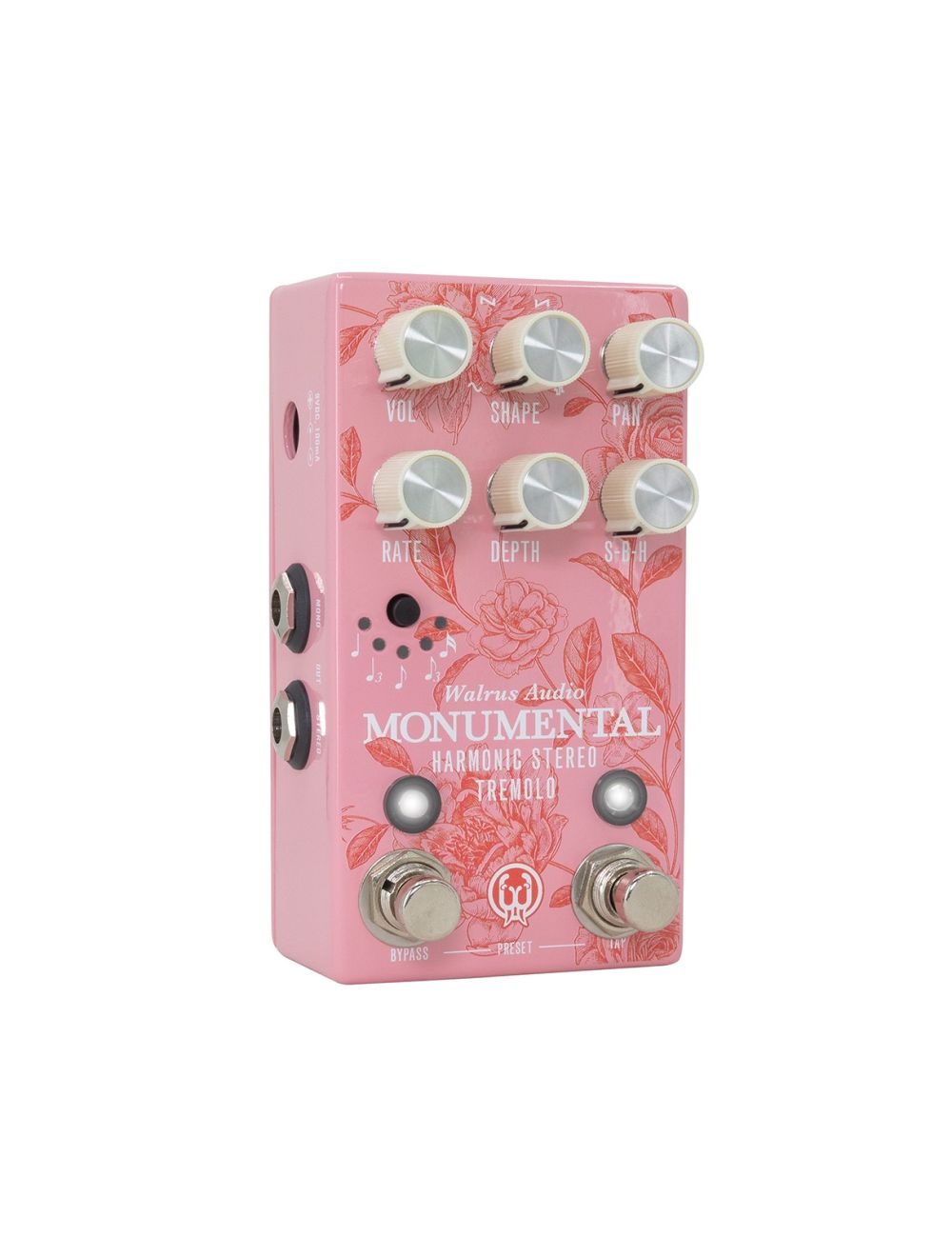 Walrus Audio Monumental Stereo Harmonic Tap Tremolo Pedal - Floral Series 2024