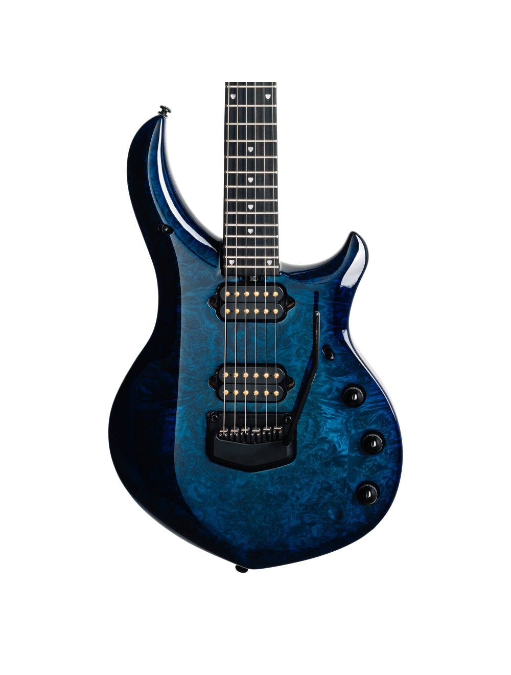 Ernie Ball Music Man BFR Majesty - Blue Ink Maple Burl Top - Limited to 100