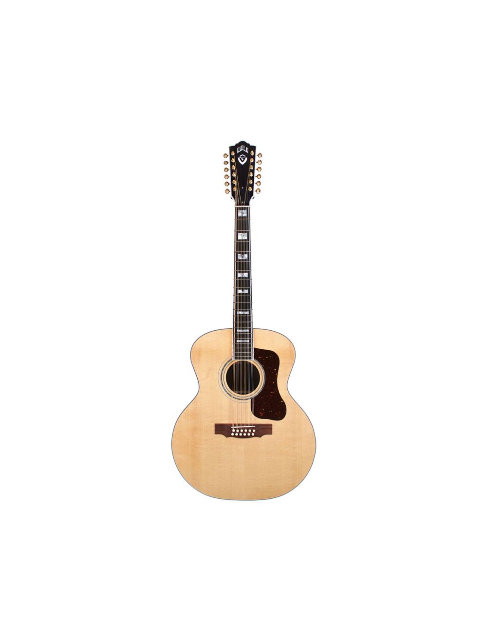 Guild USA F-512 12-String Jumbo Acoustic Guitar - Natural