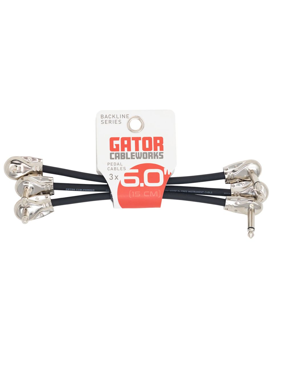 Gator Cableworks Backline 6" Instrument/Patch Cable 3-Pack - Open Box