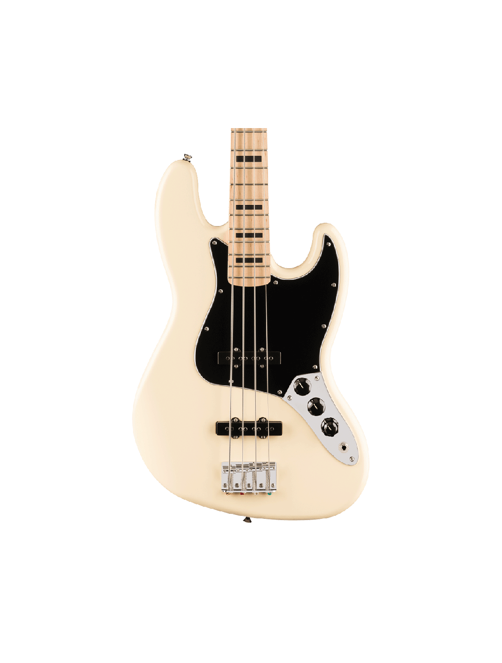 Squier Affinity Active Jazz Bass - Olympic White w/Maple FB