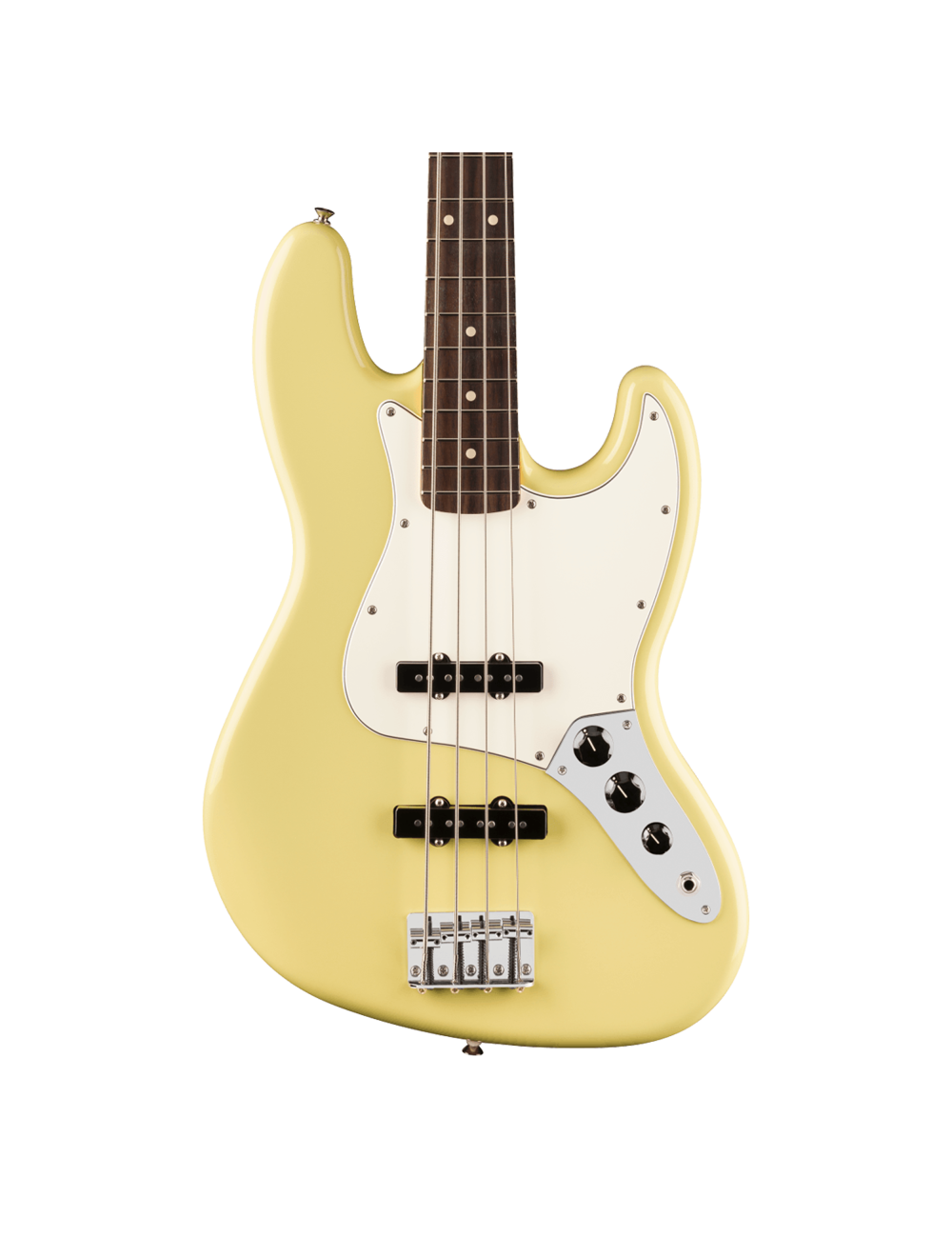 Used Fender Player II Jazz Bass - Hialeah Yellow w/Rosewood FB