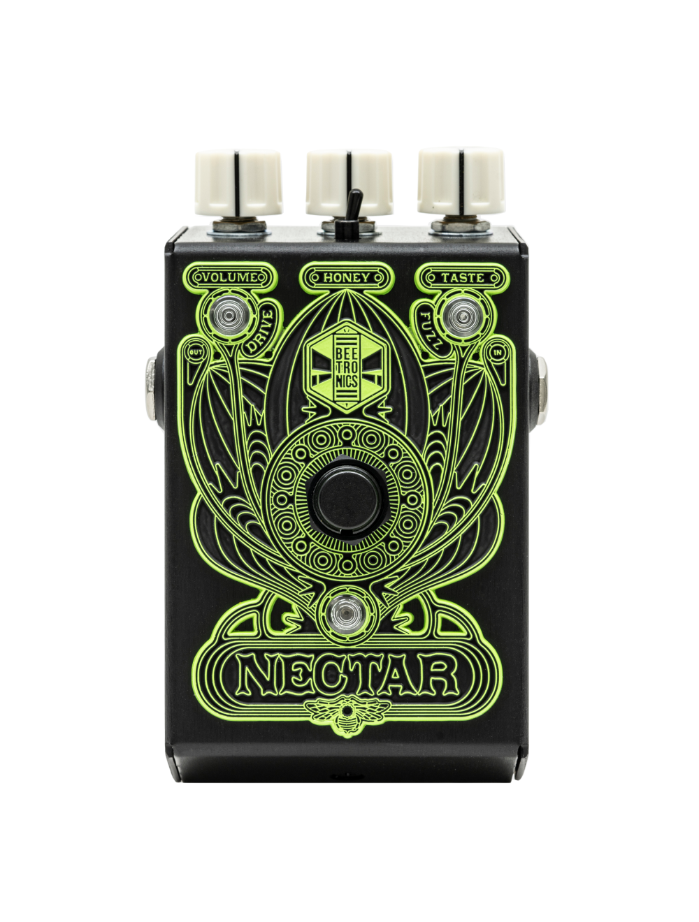Beetronics FX Nectar Tone Sweetener Fuzz/OD Pedal - Ltd Ed Green Bee
