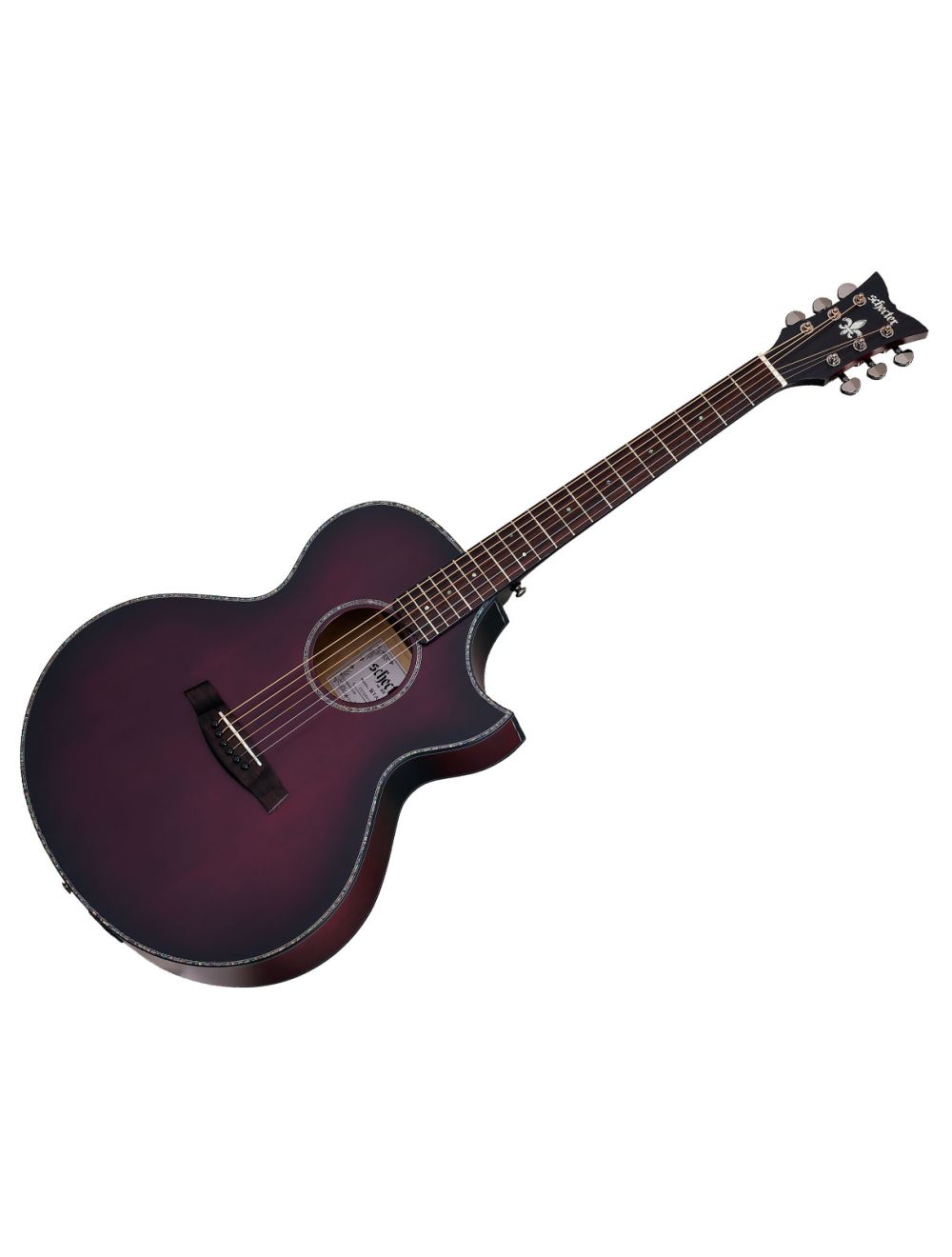 Schecter Orleans Stage A/E Guitar - Vampyre Red Burst Satin