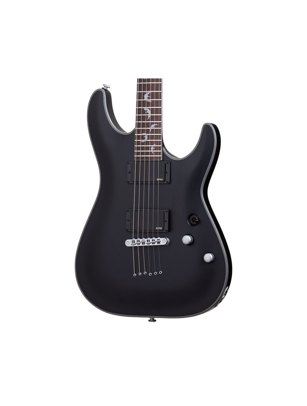 Schecter Damien Platinum-6 Electric Guitar - Satin Black - Open Box