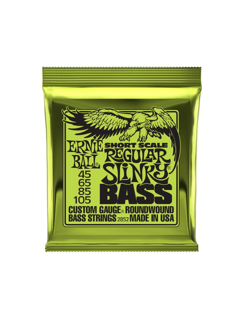 Ernie Ball Regular Slinky Nickel Wound Short Scale Bass Strings - 50-105