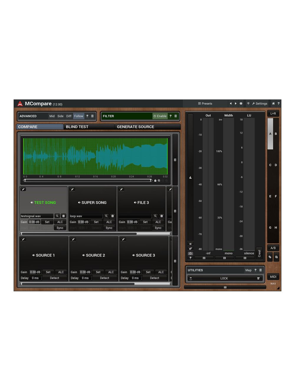 Melda MCompare Reference Tool For Mixing & Mastering