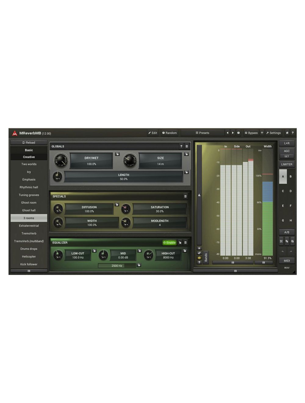 Melda MReverbMB 6 Bands to Create Unbelievable Effects