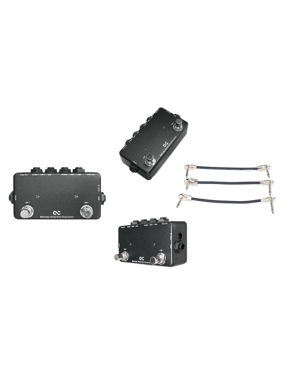 One Control Black Loop + Gator Patch Cable 3 Pack