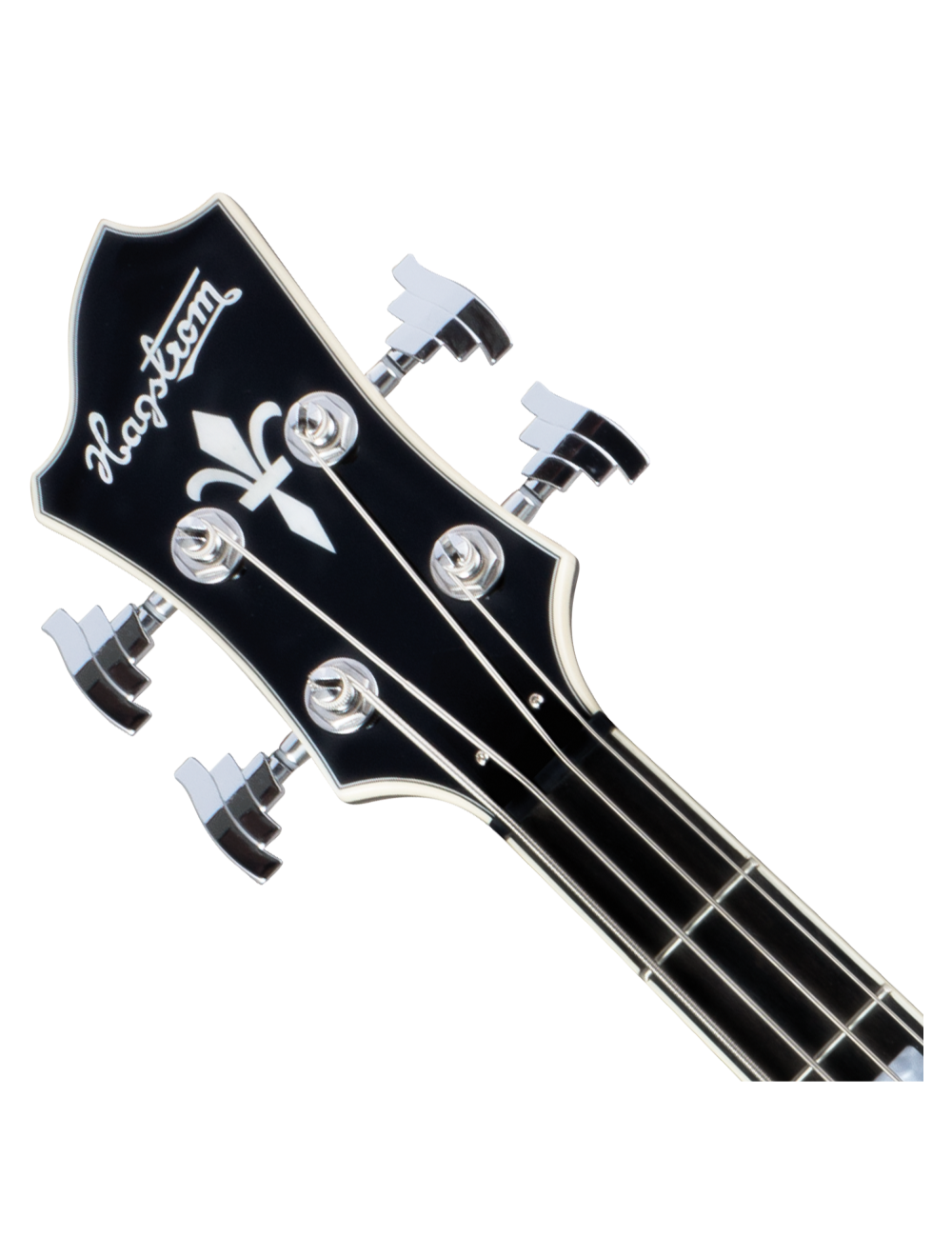 Hagstrom Super Swede Electric Bass Guitar - Black Gloss