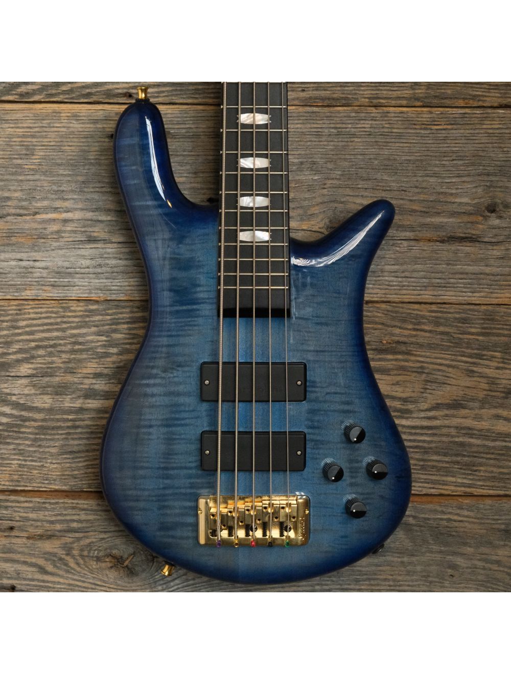 Used Spector Euro 5 LT 5-String Bass - Blue Fade Gloss