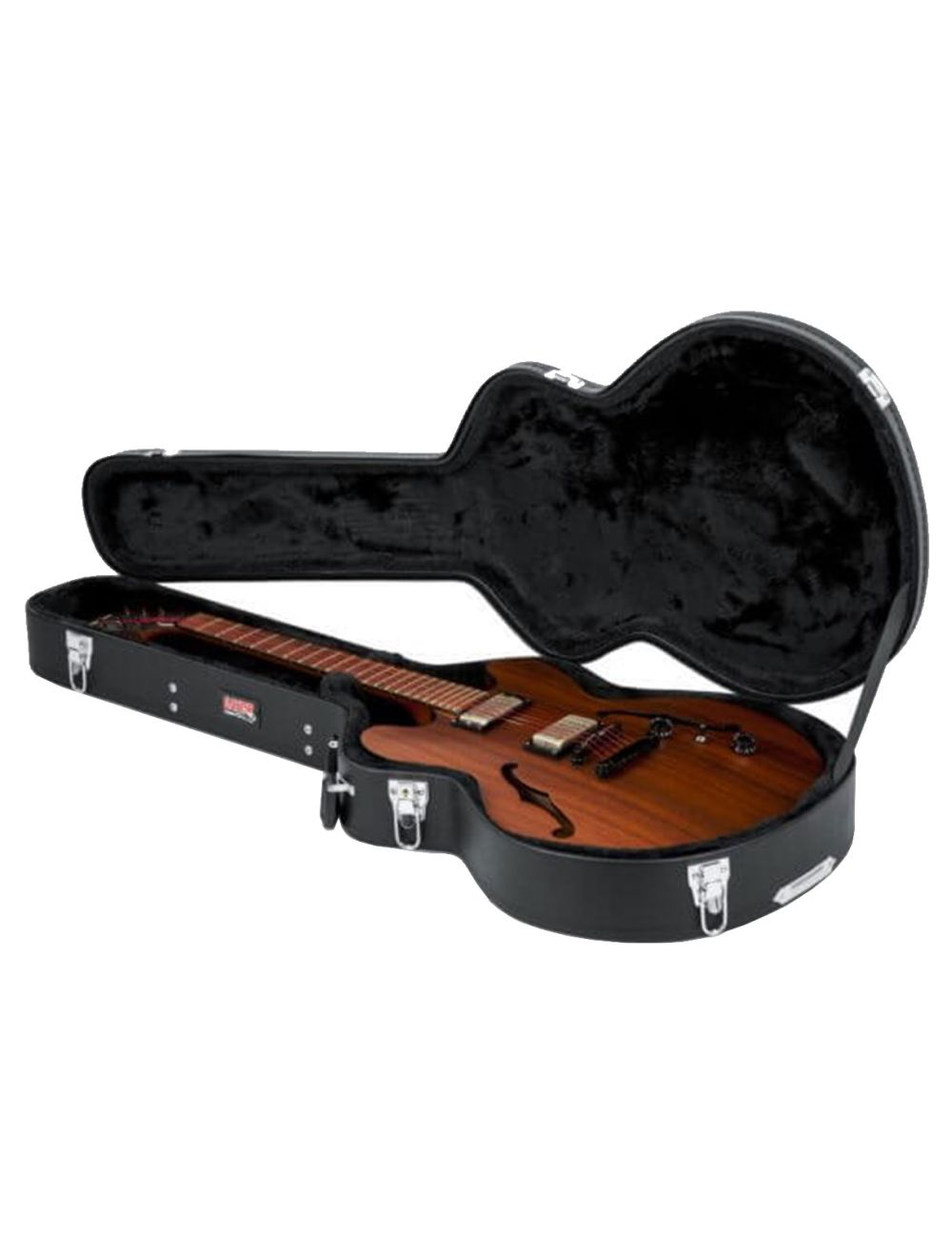 Gator Cases GWE-335 Hard Shell Wood Case for Semi-Hollow Guitars - Open Box