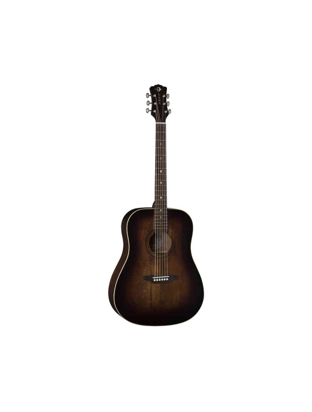 Luna Art Vintage Dreadnought Solid Top Acoustic Guitar - Distressed