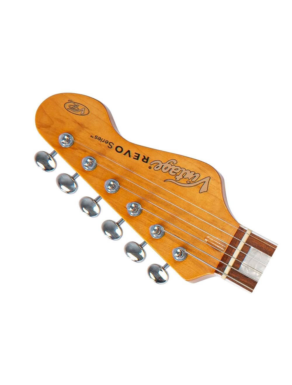 Vintage Revo Series VRS Surfmaster Thinline Twin - Arctic White