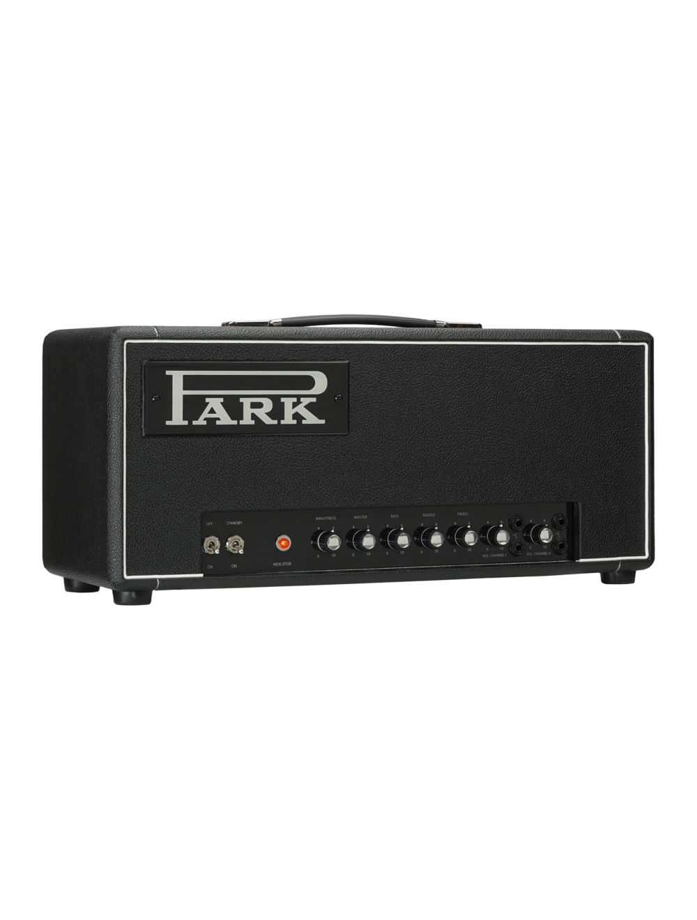 Park Custom P50 Classic 1966 Black Flag Plexi Handwired Head - Black - Open Box