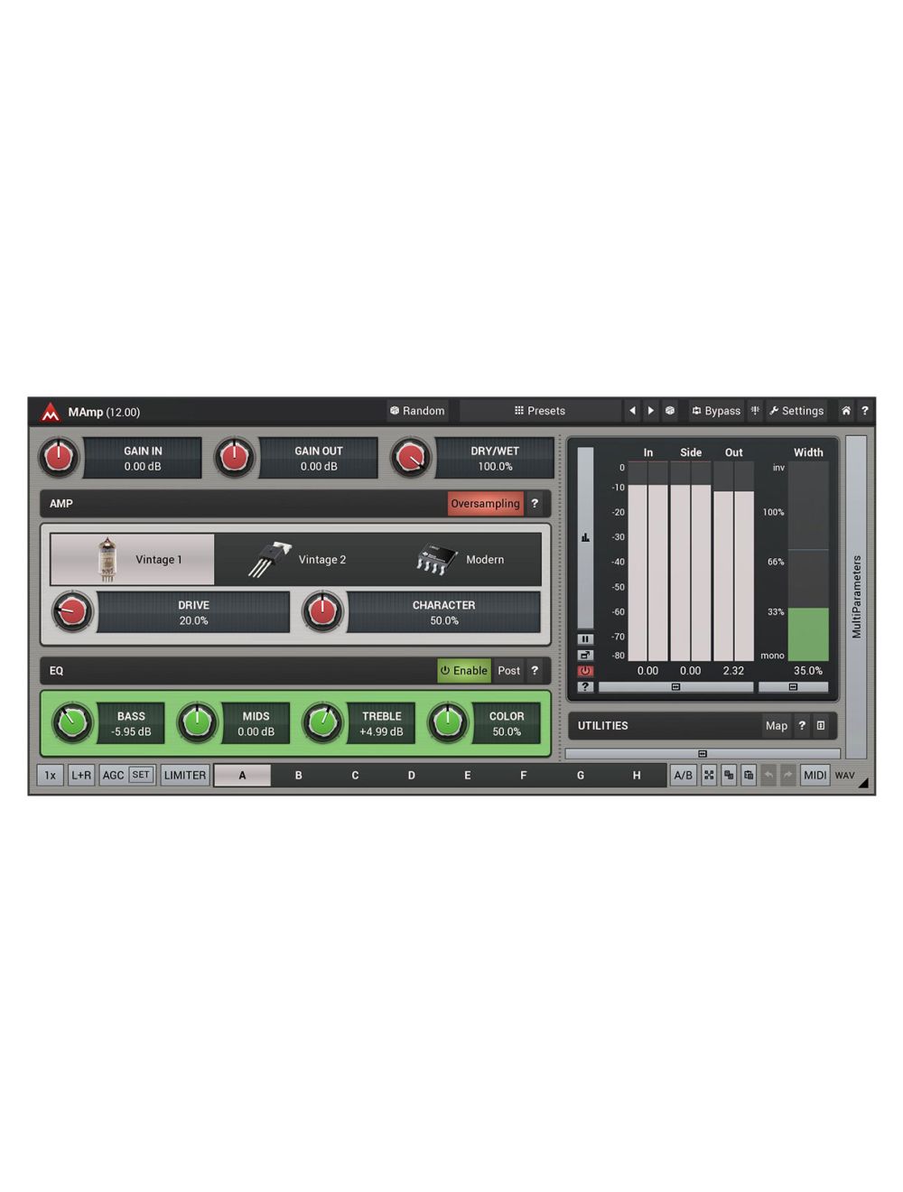 Melda MAmp A Great Vintage Amp for Soft Saturation