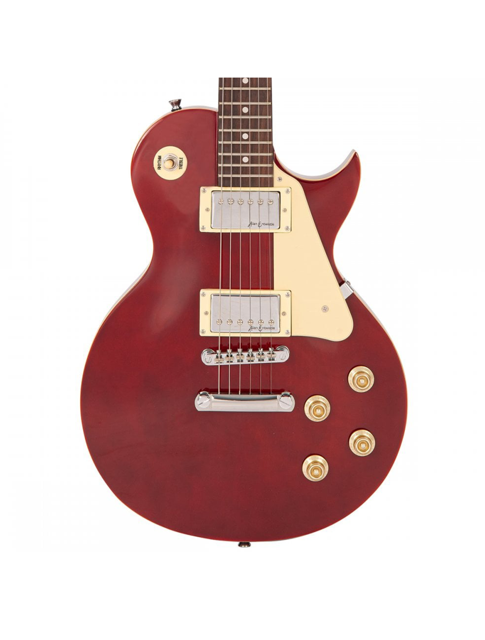 Vintage Coaster V10 Single Cutaway Electric Guitar - Wine Red - Open Box