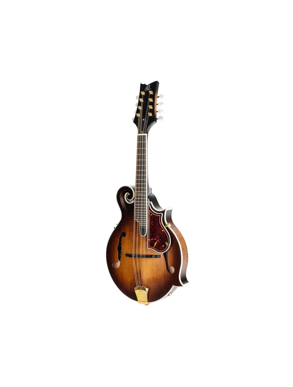 Ortega Guitars RMFE100AVO F-Style Series All Solid A/E Mandolin w/ Bag