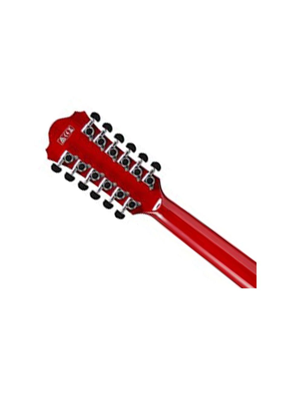 Used Ibanez AS7312-TCD Artcore 12-String Semi-Hollow - Trans Cherry Red