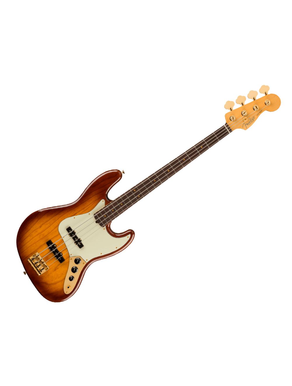 Fender 75th Anniversary Commemorative Jazz Bass 2 Color Bourbon Burst w Rosewood FB