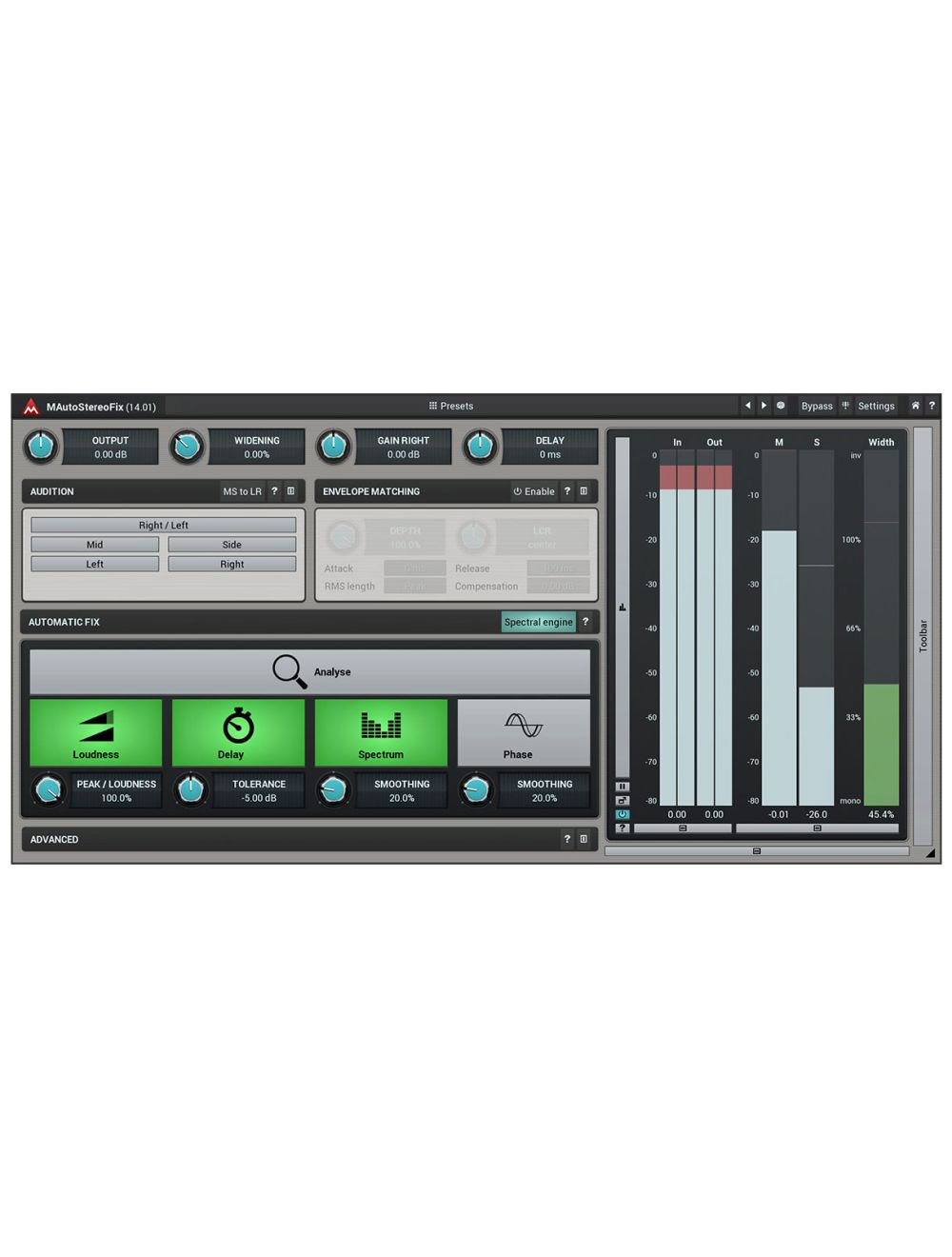 Melda MAutoStereoFix