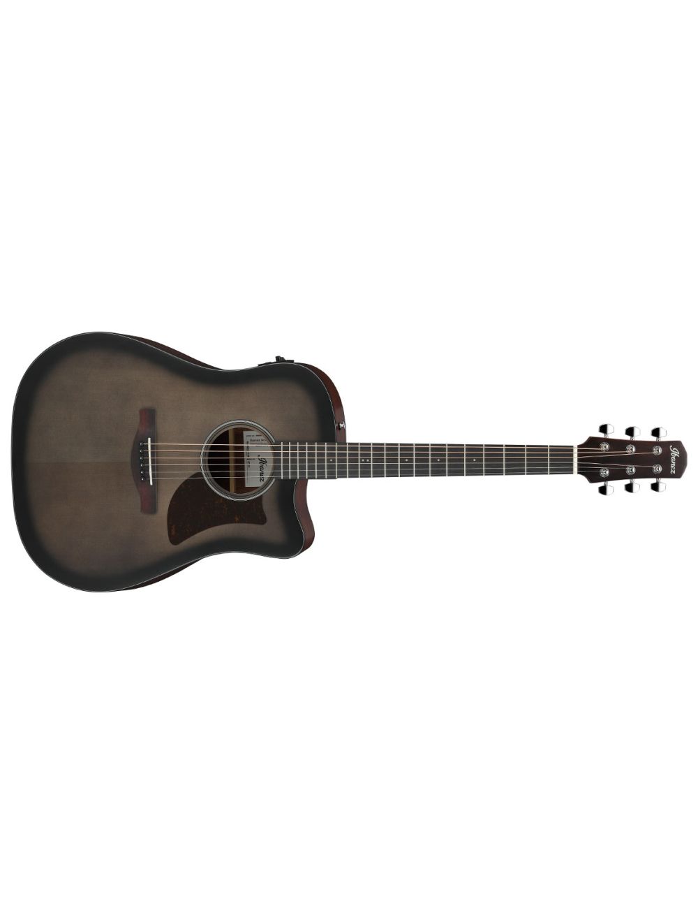 Ibanez AAD50CETCB Advanced Acoustic A/E Guitar - Transparent Charcoal Burst