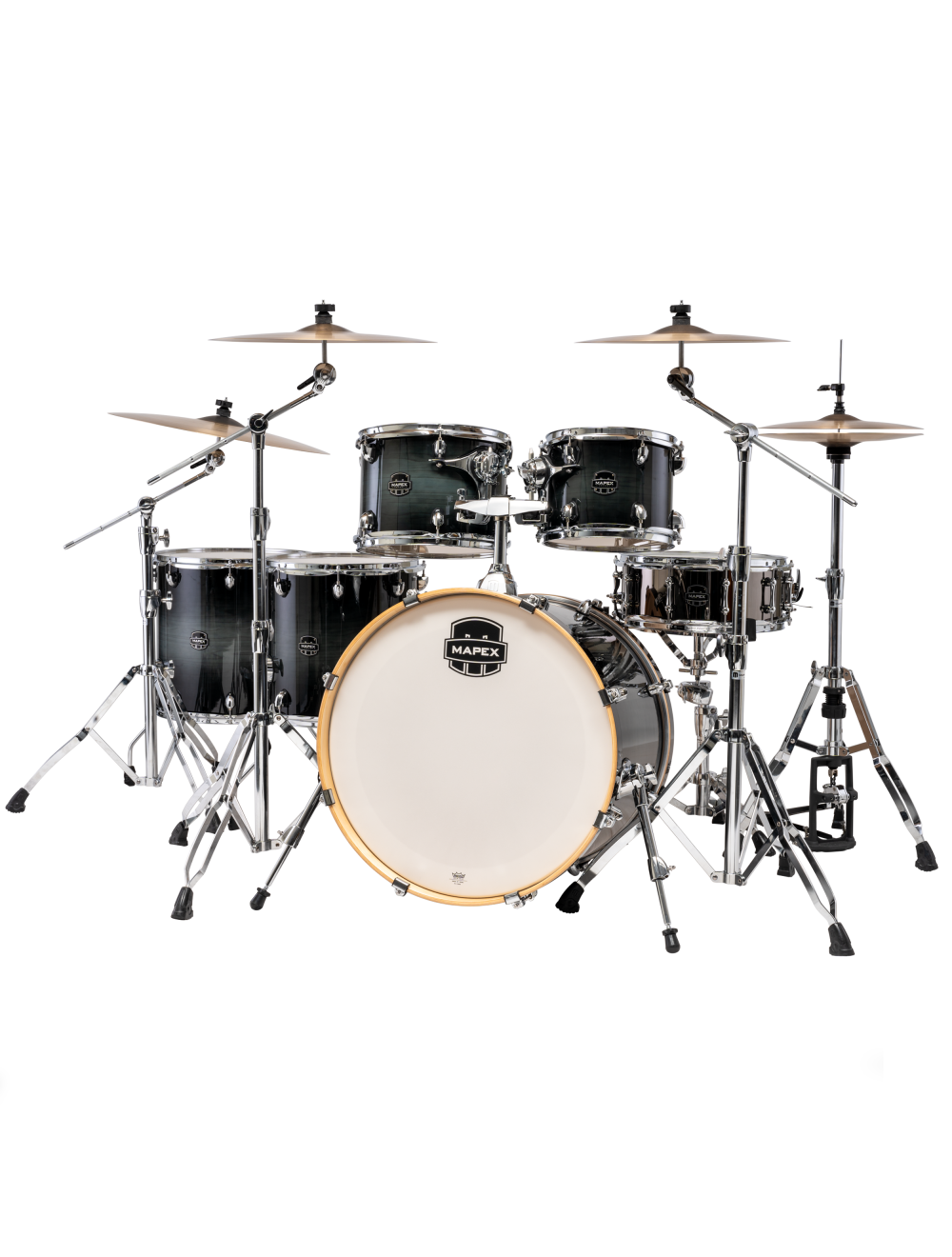 Mapex Armory Studioease 6-Pc Shell Pack w/22" Kick - Black Onyx Burst - Open Box