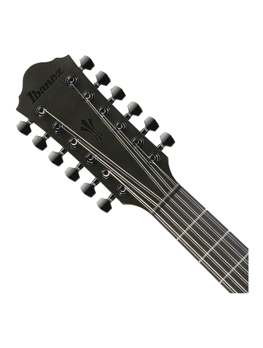 Used Ibanez AEG1221 12-String Acoustic-Electric Guitar - Black Out