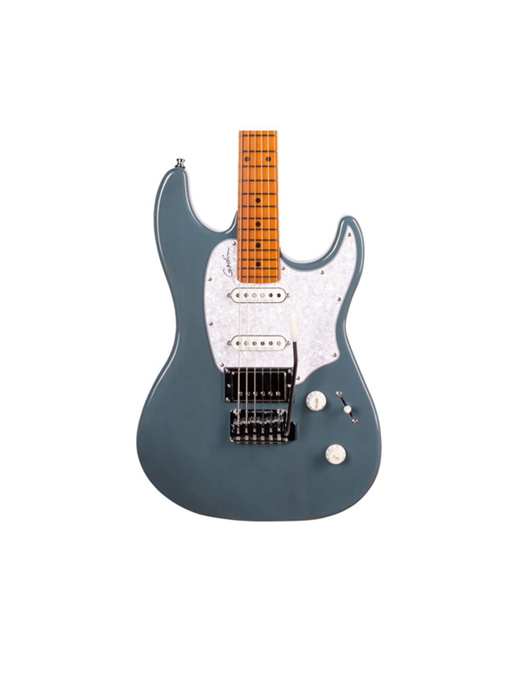Godin Session T-Pro Electric Guitar - Arctik Blue w/ Maple FB - Open Box