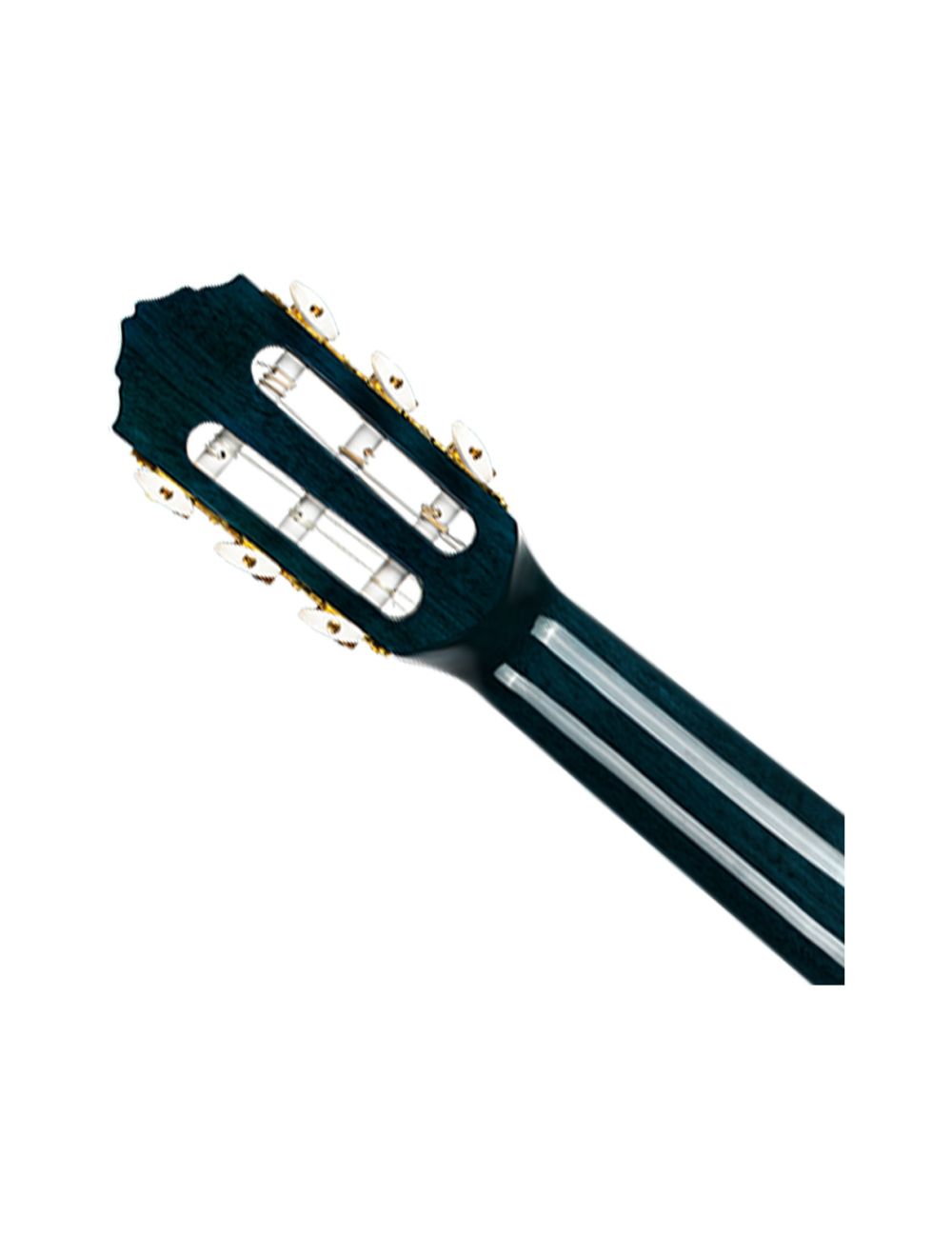 Ortega Guitars RGLE18BLF Mini/Travel Series A/E Guitarlele - Blue Fade Open Box